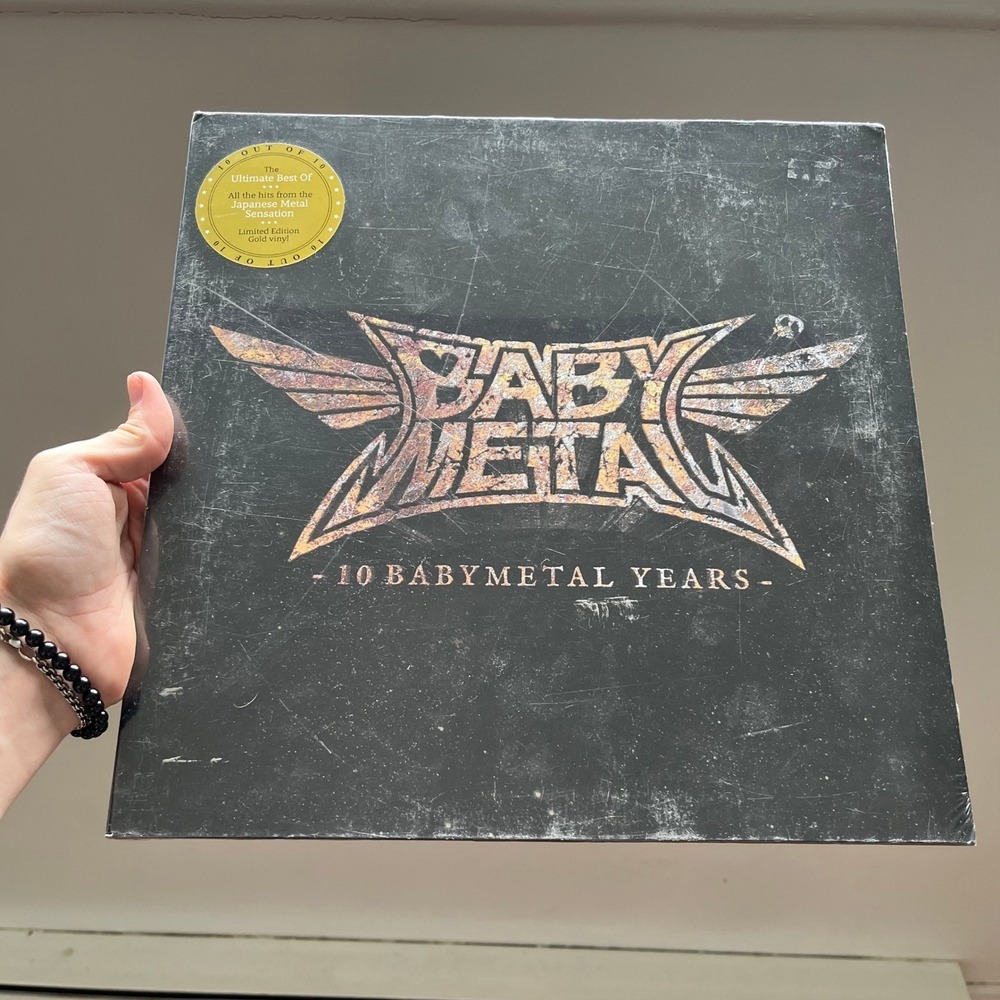 "10 BABYMETAL YEARS" Commemorative Gold Vinyl, LE 1000